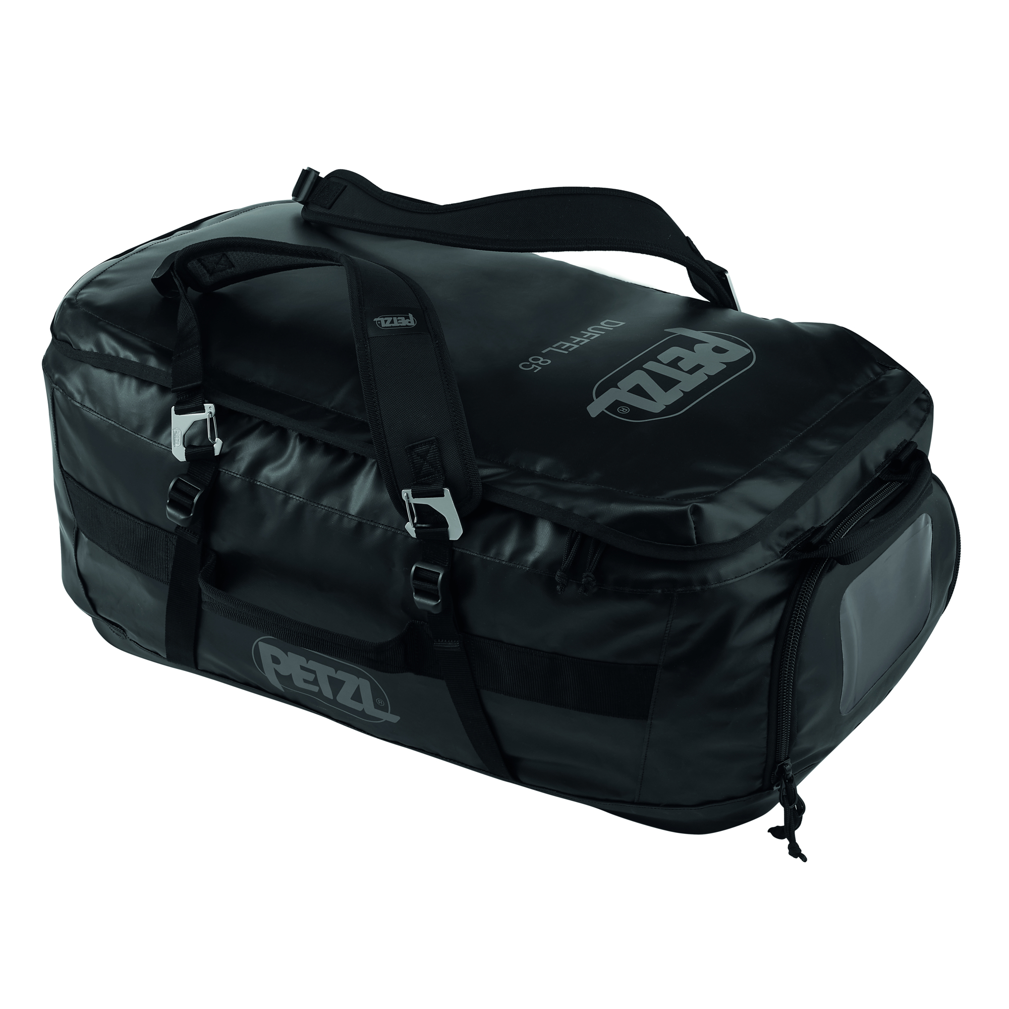 Petzl Duffel Transport Bag - 85 Liters, Black, Ergonomic Design, Model# S045AA03